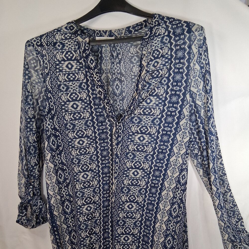 Eden and Oliva Women's Patterned Tunic Size Large